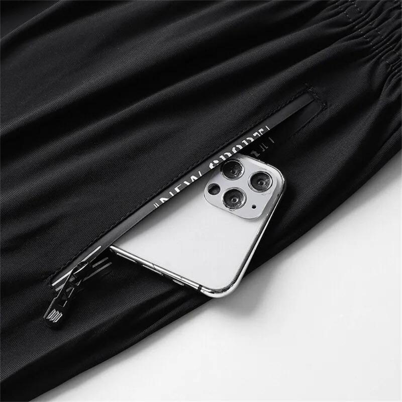 Men's Summer Casual Pants Cool Breathable Quick-drying Sweatpants Jogging Workout Skin Friendly Comfortable Stretchable Stylish Pants