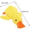 Mellow Dog Calming Duck, 2025 New Yellow Duck Dog Toy, The Mellow Ducks Calming Pillow, Dogs Ducks Toy with Quacking Sound for Indoor Dogs (Yellow)