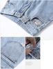 SpringSwalloow Slim Tapered Denim Cropped Straight Boyfriend Perfect for Fall Size Women's High-Waisted, High-Rise Jeans, Stylish, Ankle-Length,