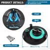GZYF Motorcycle Keyless Fuel Tank Cap Tank Cover Tank Lock Durable Aluminum Custom Dress