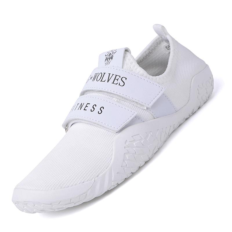 Women Light Elastic Training Shoes Men's Weightlifting Squat Shoes Barefoot Gym Fitness Sneakers Casual Sports Shoes Non-slip