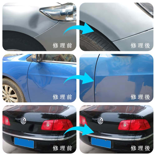 Dent Repair Rubber Hammer with 9 Different Heads, Multi-functional Sheet Metal Hammer, Repair Tool, Car Dent Repair, Combination Hammer, Rubber Mallet