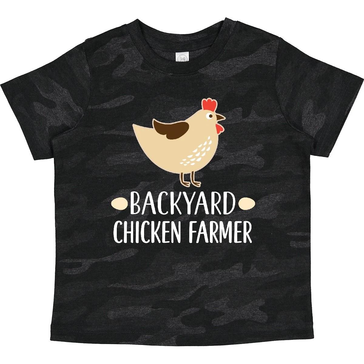 Inktastic Backyard Chicken Farmer Toddler T-Shirt Farm I Love Chickens Child Kid 120