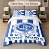Custom Name Queens Park Rangers _ QPR 3Pcs Duvet Cover Set Personalized Text Bedding Pillowcases Bedroom