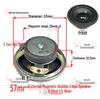57mm Iron Shell 5W 8 Ohm Loud Magnet Speaker with Full Paper Cone for Radio Broadcast