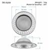 Kitchen Sink Filter Stainless Steel Mesh Sink Strainer Filter Sewer Mesh Strainers Bathroom Sink Strainer Drain Hole Filter Trap