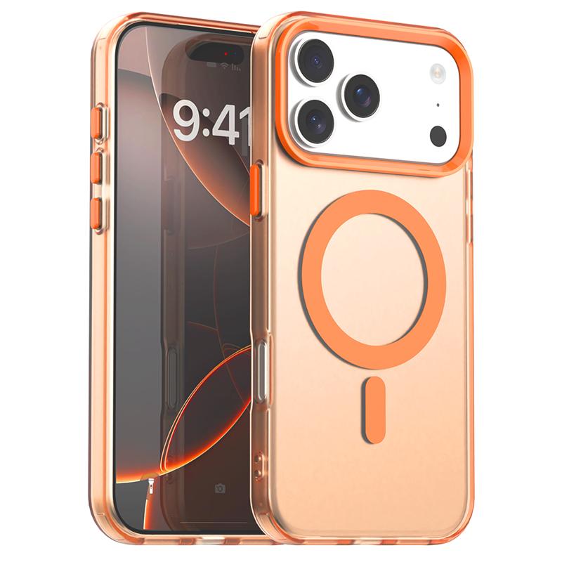 

Magnetic Adsorption Wireless Charge Case For iPhone 17 Pro Max Transparent Case For iPhone 17 Pro Max Case For iPhone 17 Pro Max For iPhone 17 ProMax