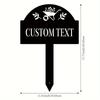 Metalen Tuinpalen Gepersonaliseerde Gazondecoratie Buiten Tuinbord Cadeau voor Haar Hem