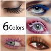 Mascara colorato Ricciolo naturale Lungo e spesso Mascara abbagliante impermeabile e resistente al sudore Design cosmetico per bottiglia di vino