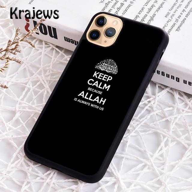 Krajews Islamic Muslim Soft Phone Case Cover For iPhone 17 Air 16 15 14 plus 11 12 13 pro max coque Shell Fundas