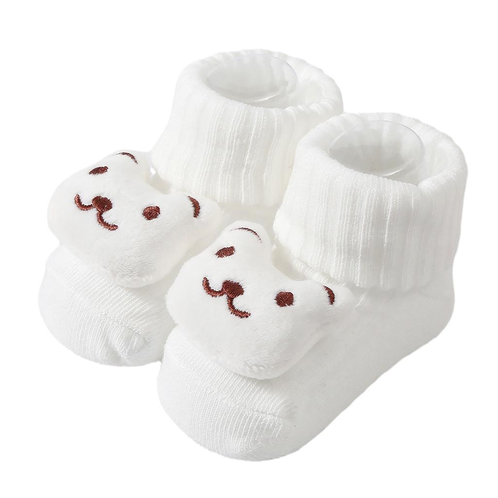 Dicke Bodensocken Niedliche Cartoon Kleinkindsocken Weiche Kleinkind Babysocken Tierdesigns für Herbst Winter Halten Füße warm