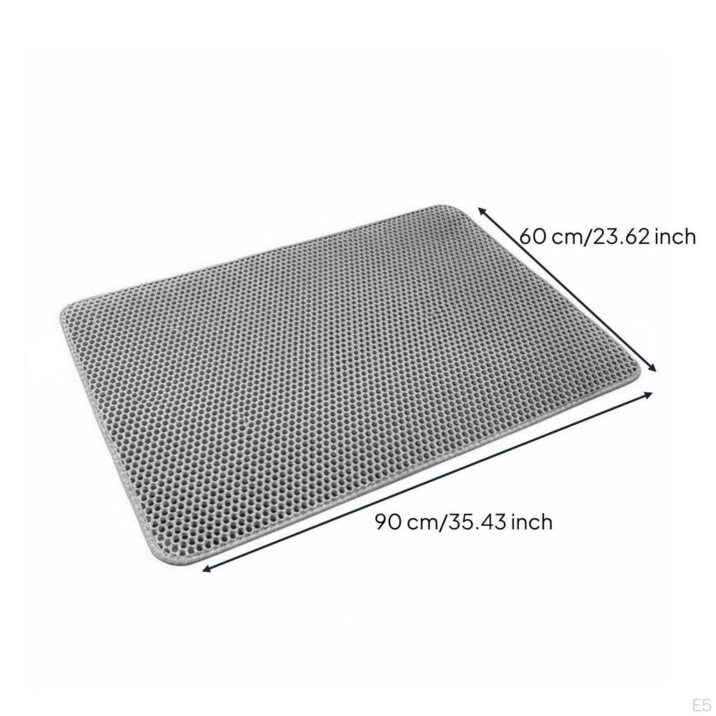 Cat Litter Mat Waterproof Resistant Trapping Easy to Clean & Washable Floor Protection M