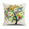 Ins Nordic Style Cartoon Tree Car Sofa Pillow Custom Nap Pillow Lumbar Cushion Cover Home