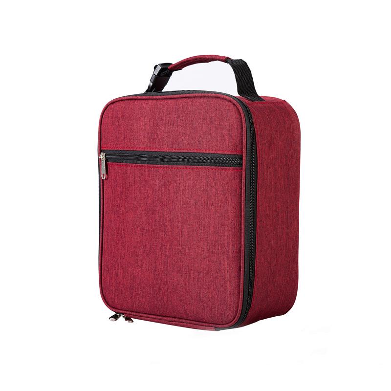 Insulated Oxford Picnic Lunch Bag with Ice Pack