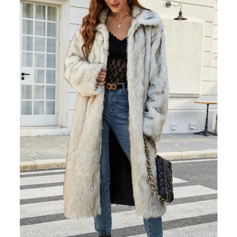 Abrigo Largo de Mujer para Otoño e Invierno