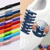 Semicircle Metal Lock Laces Locking Sneakers Quick Shoelaces No Tie Shoelaces  Shoe Accessories