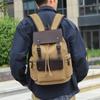 Schoolbag Vintage Canvas Backpack High Quality Business Travel Computer Bag Large Capacity Lightweight Versatile Backpack