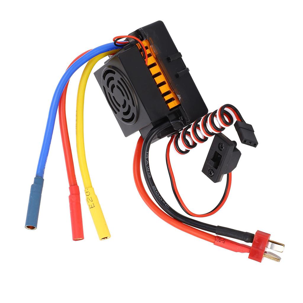 60A Brushless ESC with 5.8V 3A BEC Output Waterproof Electronic Speed Controller for 1/10 RC Car Boat