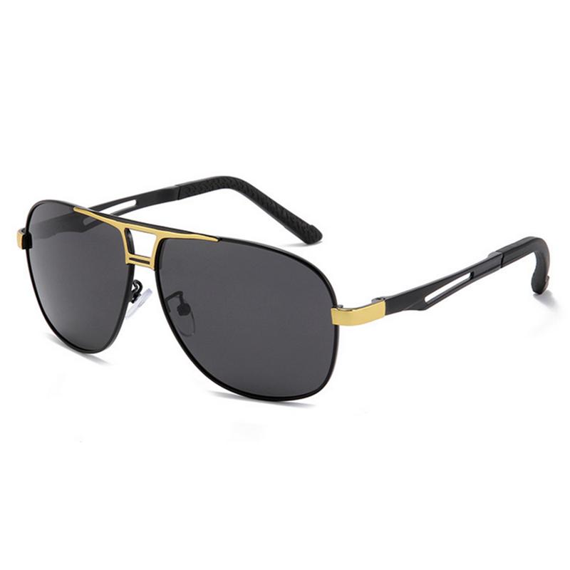 Double Girder Frame Square Myopia Sunglasses UV Driving Eye Glasses Men Prescription Diopter Eyewear 0 -0.5 -0.75 To -6.0