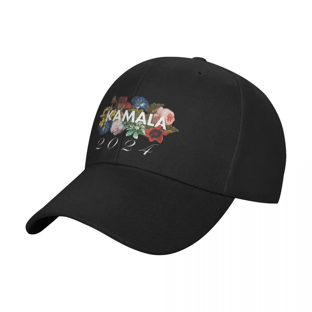 Kamala Harris Vintage Floral Feminine First Female President Baseball Cap Cosplay Summer Hat F Mens Baseball Womens