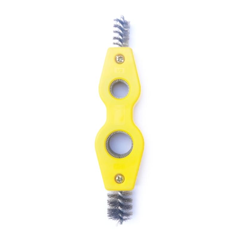 Convenient Pipe Deburring Brushes Perfect for Deburring 15mm/22mm Pipe Plumbing Wire Brush Professional Use