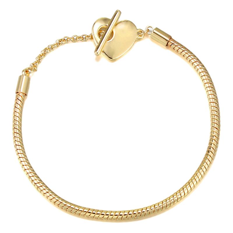High Quality Snake Bone Basic Chain Charm Bracelet Fit Original DIY Bead Bracelets For Women Girl Jewelry Making