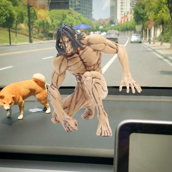 15cm Attack on Titan Action Figure Kneeling The Founding Titan PVC Model Miniature Figurine Ornament Collectible Muscle Eren-Jaeger Figure