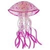 Ornements phosphorescents en silicone Méduse fluorescente Décorations douces pour aquarium Décoration d'aquarium