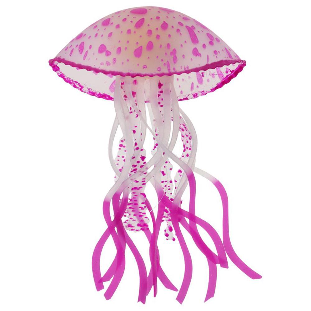 Silicone Glow Ornaments Fluorescent Jellyfish Soft Aquarium Decorations Aquarium Decoration