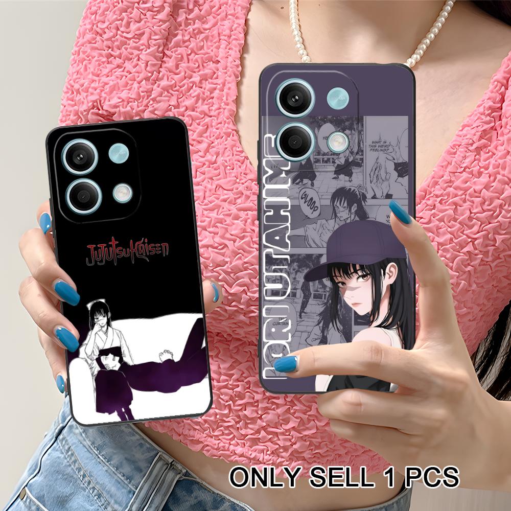 JJK Utahime Iori Matte TPU Mobile Phone Case for Xiaomi Redmi Note 14 13 12 11 S Pro Plus 4G 5G Colorful Printing Cover