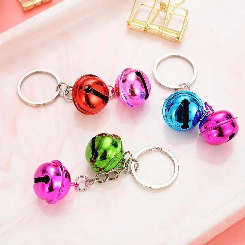 1 Pcs Creative Decoration Cute Bells Pendant Keychain Lovely Bag Hanging Ornaments Accessories Gifts Simple Decor