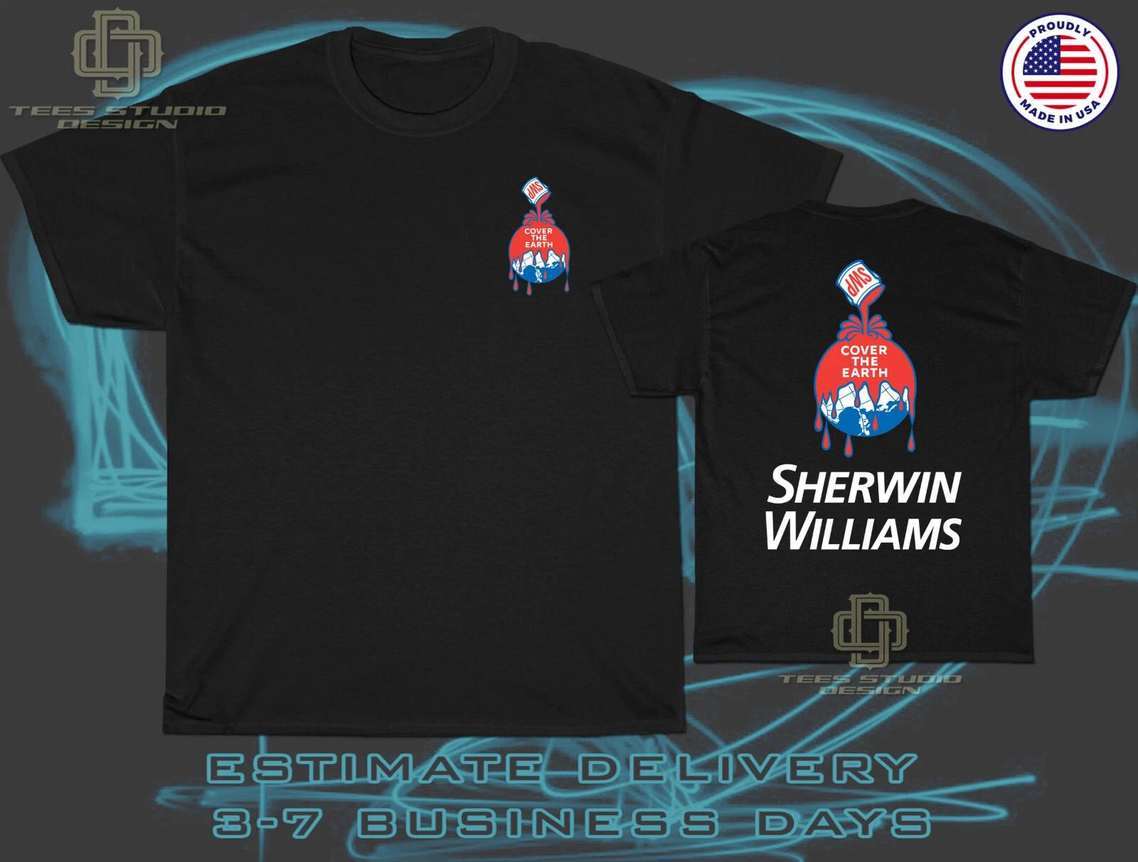 Sherwin Williams Cover The Earth Logo Men s T-Shirt American T-Shirt Size S-5XL L