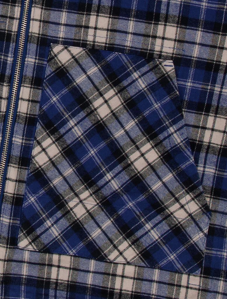 Yeseyesee Plaid Wing Jacket Blue