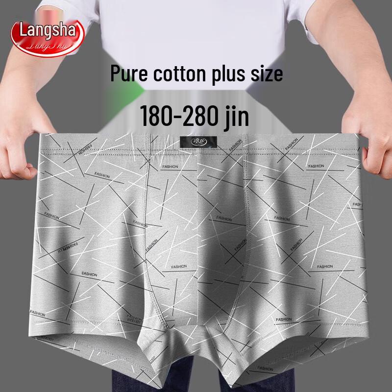 

Langsha Men s Plus Size Boxer Briefs 3-Pack 5XL (Fits 210-240 lbs)