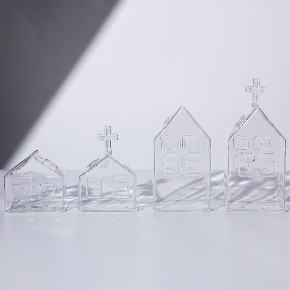 Glass Art House Glass Vase Polished Hydroponic Vase Ornament  Living Room