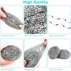 Steel Wire Ball for Pot Pans Dishes Rust Remover Stainless Steel Cleaning Balls Kitchen Dishwashing Cleaner Brush Scrubbers
