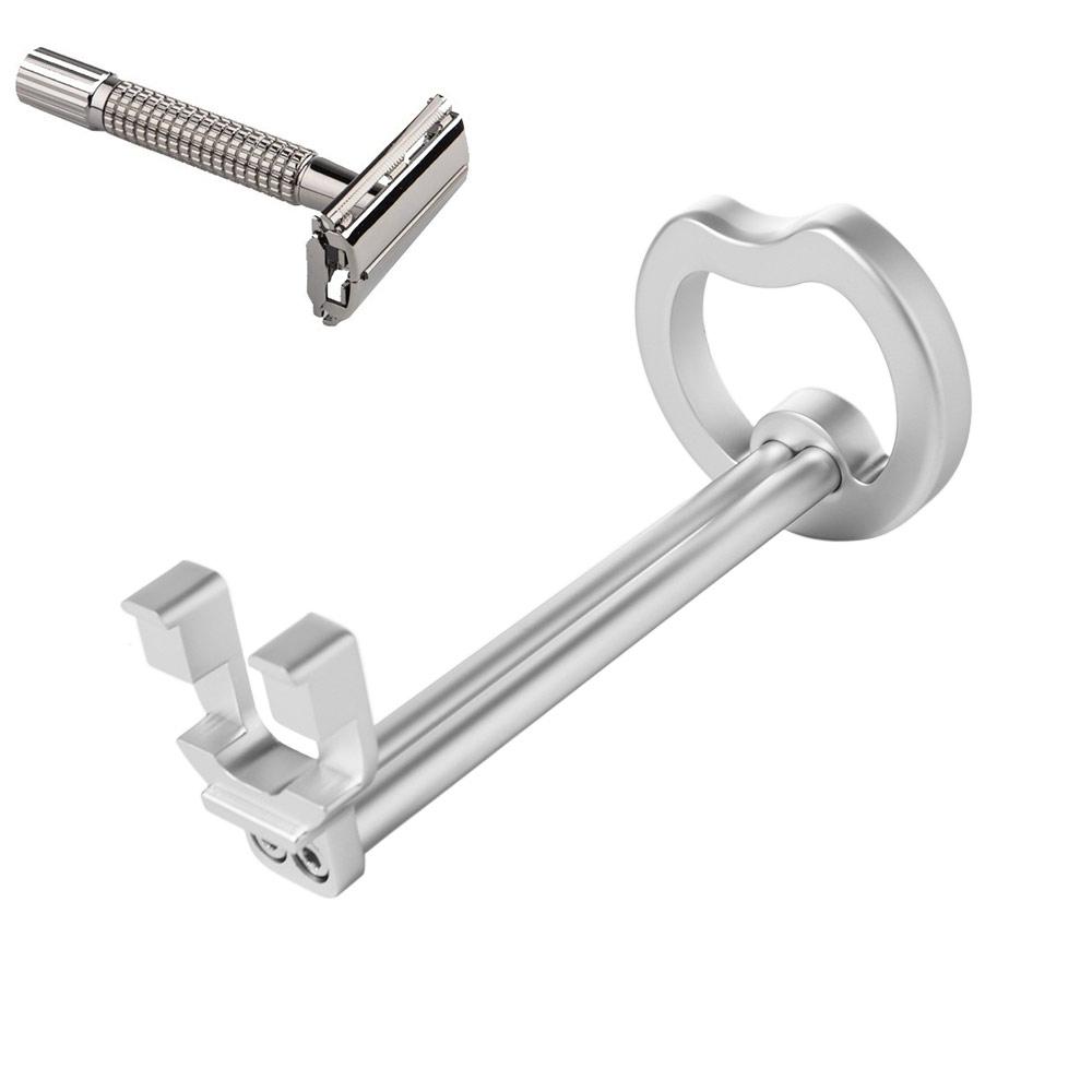 Keeps Bathroom Organized Men 's Shaving Stand Holder Manual Razor Storage Stand  Barbershop