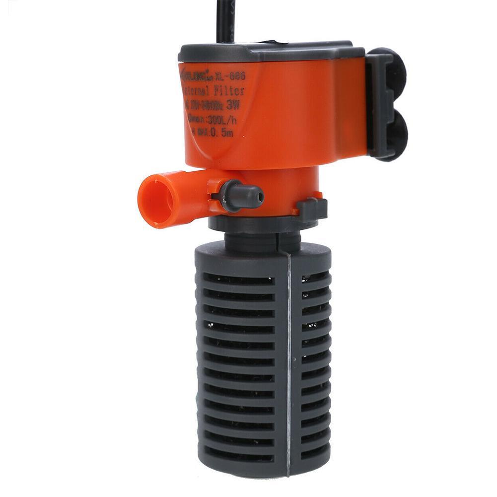 Mini-Pumpe Aquarium-Filter für Schwammfilterung Wasser Luft 3 Belüftungsbehälter Erhöhen Filterung Fi Q7A7