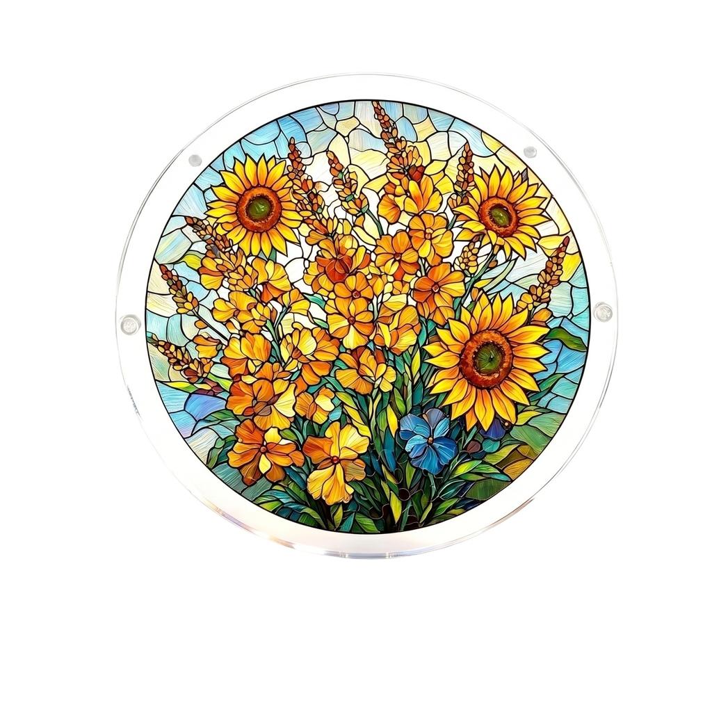 Acrylic Sunshine Catcher Puzzle Hanging Decoration, Wall Art, Home Furnishing, Window Hanging Decoration