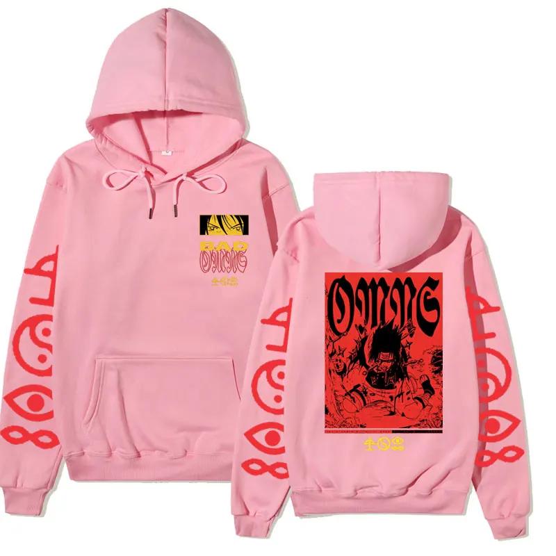 Bad Omen Tour Oversized Cotton Fleece Hoodie Men Women's Stylish New Gothic Harajuku Sweatshirt Streetwear Long Sleeve Tops