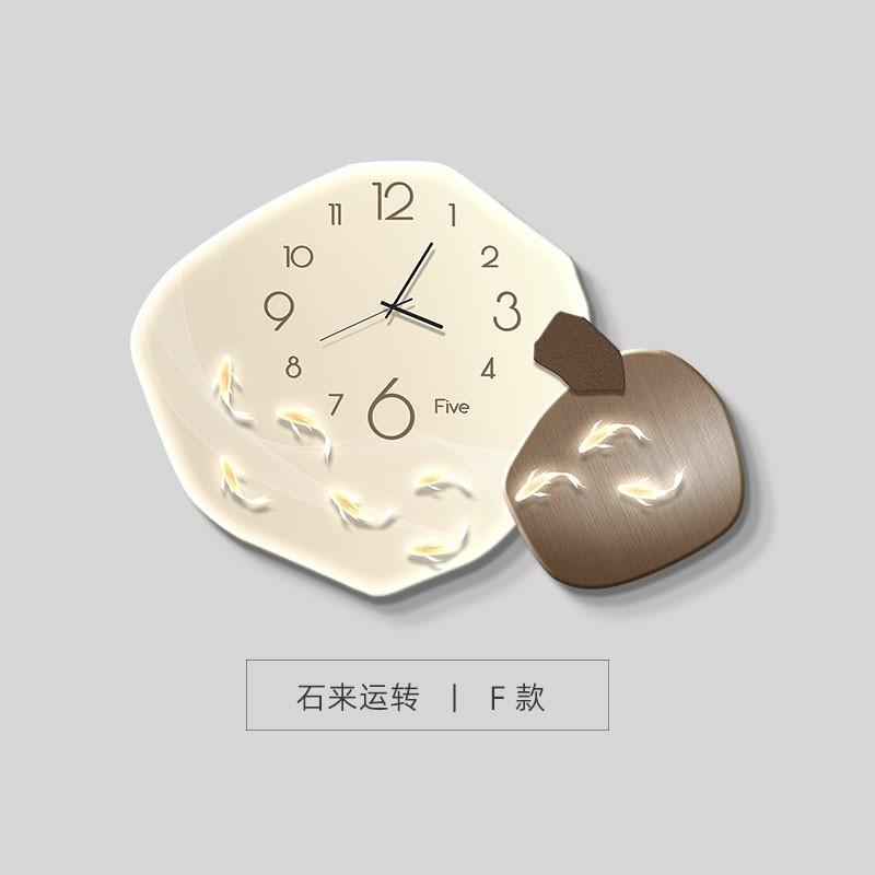 Modern Luxury Wall Clock Silent Quartz Clock for Dining Room Living Room Creative Artistic Metal Home Decor Kitchen Wall Art