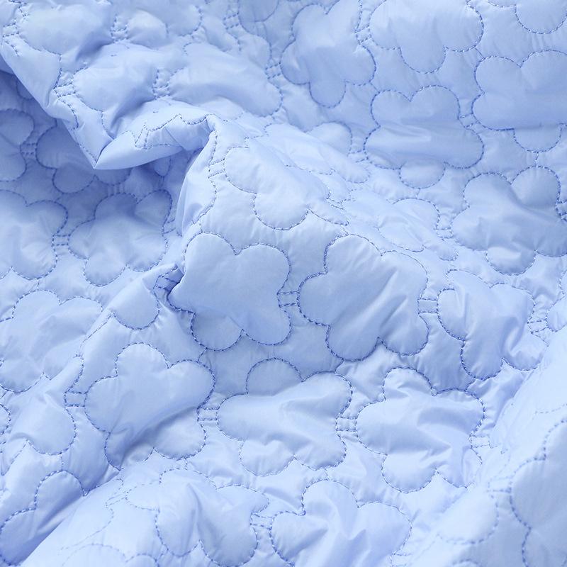 Autumn and Winter Flower Quilted Cotton Fabric, Making Padded Jacket Coat Lining Girls' Cute Quilted Cotton Clothes Cloth 100cm