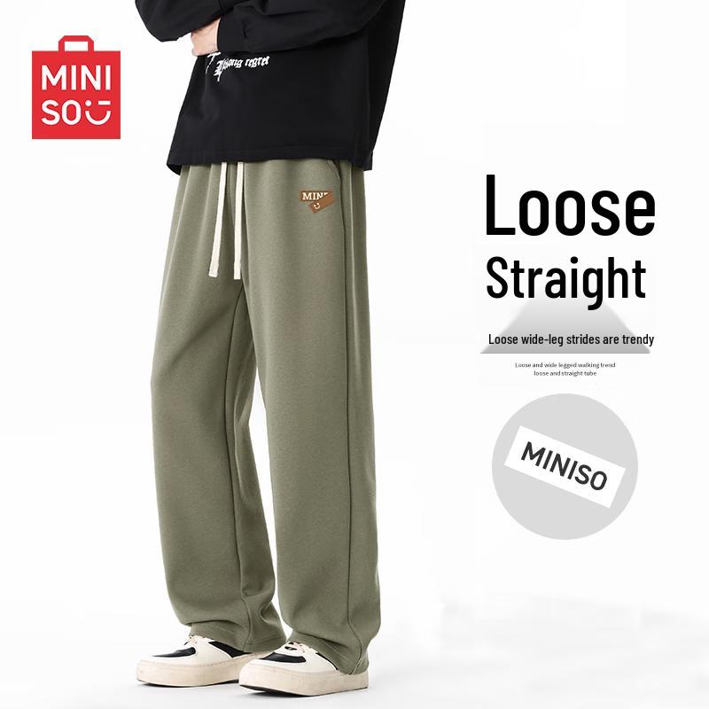MINISO Unisex Straight-Leg Casual Sweatpants