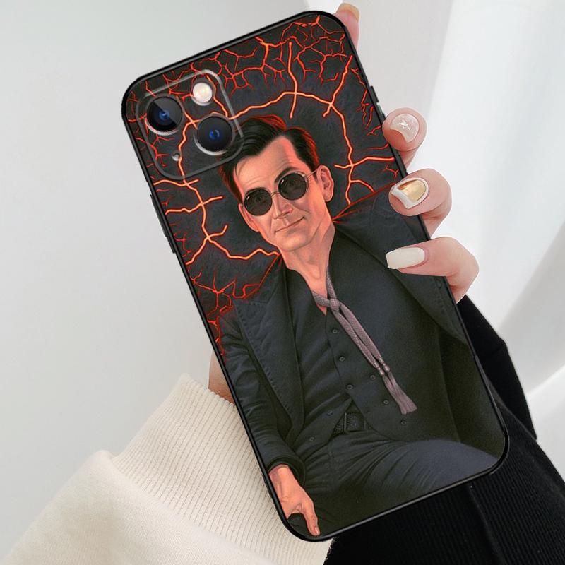 Good Omens Case For iPhone 12 11 13 14 15 16 Pro Max Mini Cover For iPhone XR X XS Max Plus Phone Case