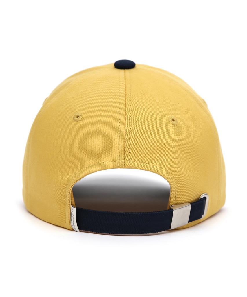 Eondeokeonteulol Cotton Logo Ball Cap Es Udc / Authentic B B / Yellow Navy