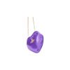 VIVIENNE WESTWOOD Belle Saturn Logo Kiss Lock Heart Frame Handbag Wallet Women Handbags Purple 4304006NW00HKJ401