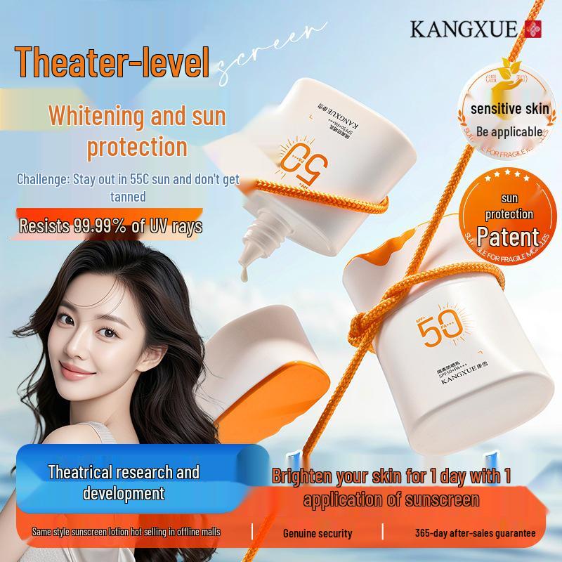 Fresh & Beautiful Women's Whitening Double Protection UV Cycling Neck Sunscreen Lotion - Full Body High Protection