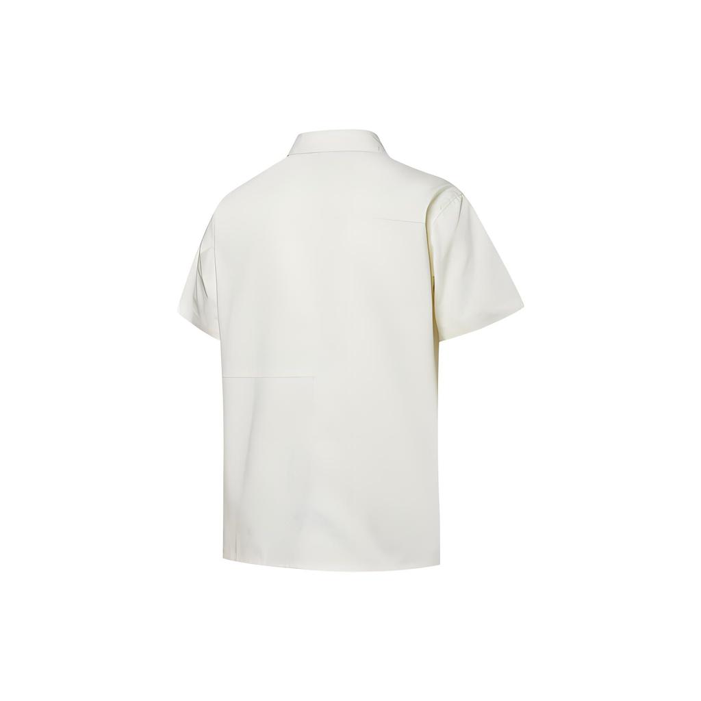 Puma Lifestyle Series Brand Logo Solid Color Casual Sports Work Style Short Sleeve Shirt Men shirts Beige 533739-55