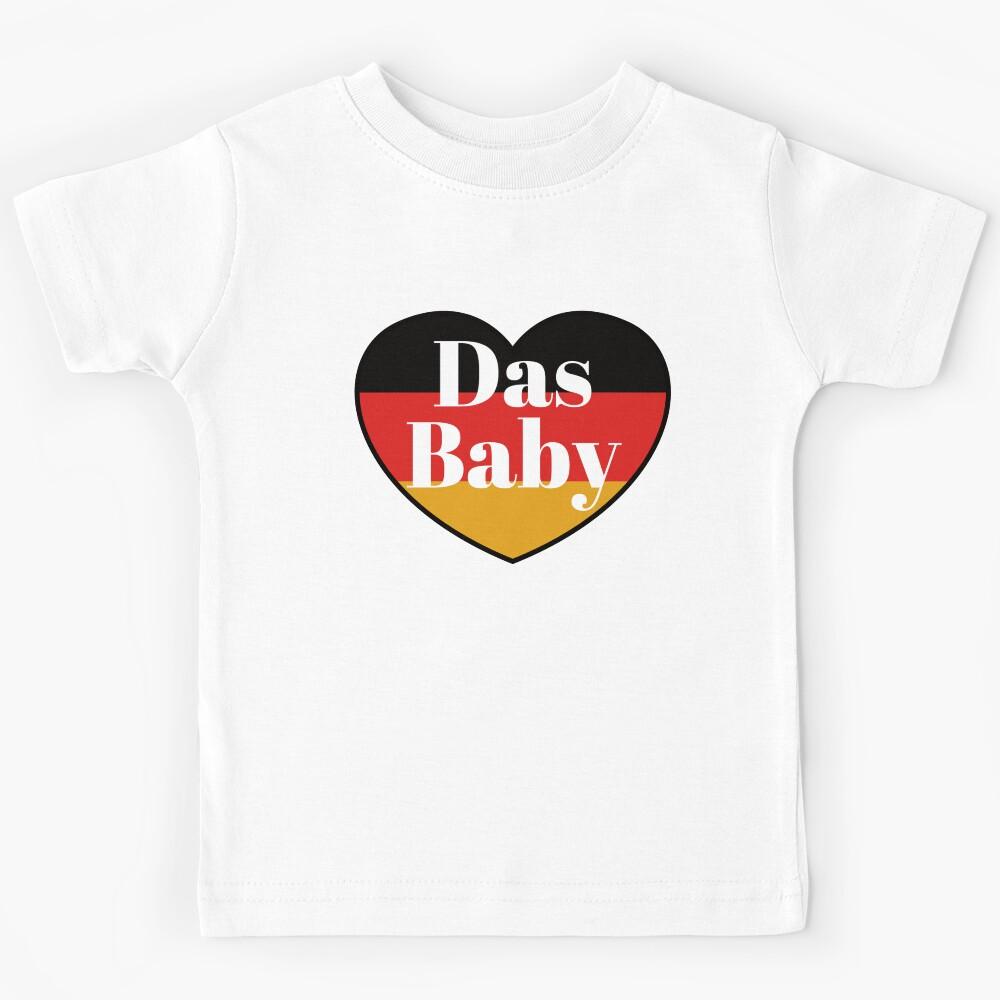 Das Baby Heart | Funny German Baby or Toddler Kids T-Shirt 160
