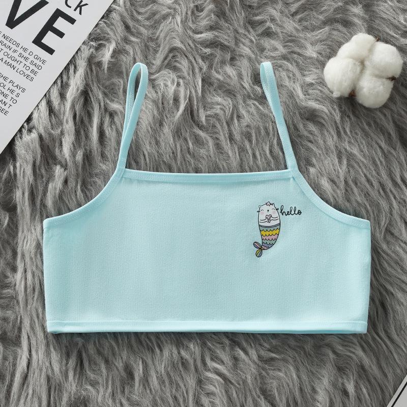 Girls Developmental Stage Vest - Age 10-11, Young Girls First Stage Bra L (for weight 80-105 catties)